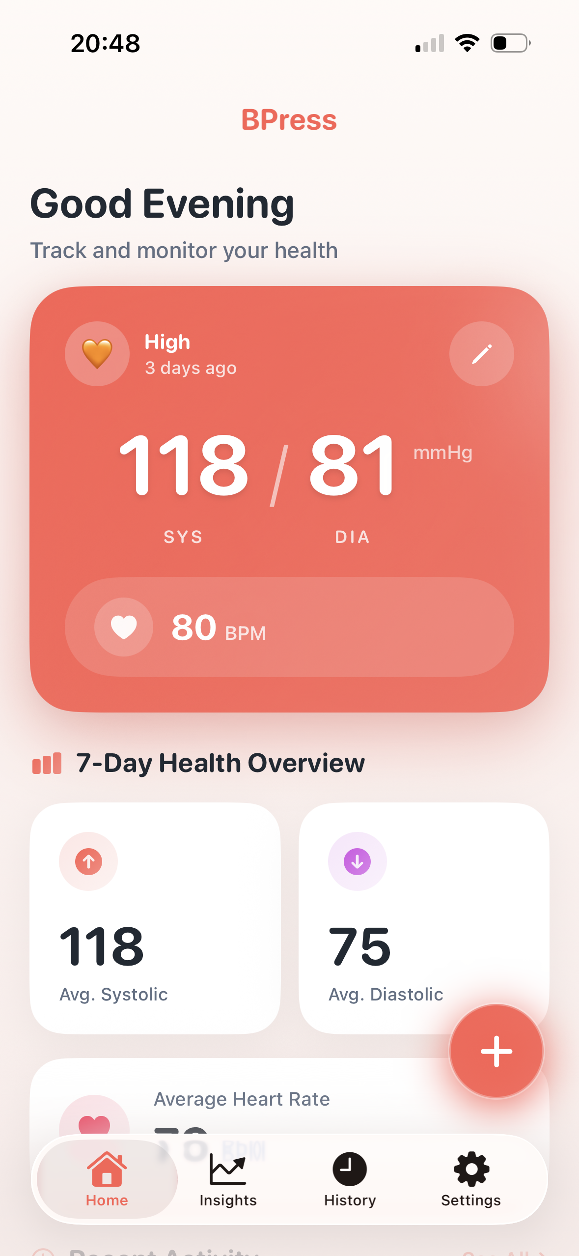 BPress App Screenshot